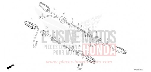 CLIGNOTANT CRF1100AM de 2021